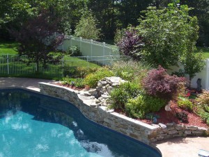 Retaining Wall With Waterfall2
